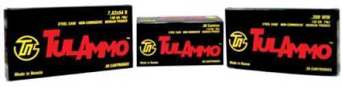 308 Winchester 20 Rounds Ammunition Tula 150 Grain Full Metal Jacket